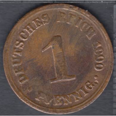 1900 D - 1 Pfennig - Germany