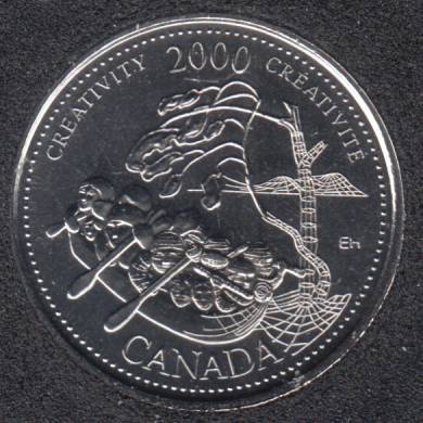 2000 - #910 NBU - Creativity - Canada 25 Cents