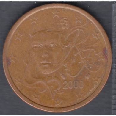 2000 - 5 Euro Coin - France