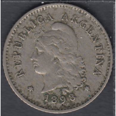 1898 - 10 Centavos - Argentina