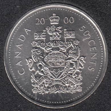 2000 - B.Unc - Canada 50 Cents