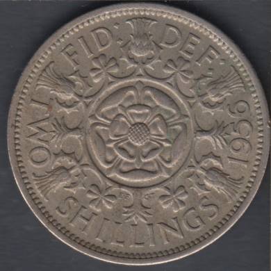 1956 - Florin (Two Shillings) - Great Britain