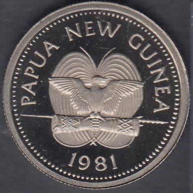 1981 - 5 Toea - Papua New Guinea
