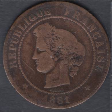1881 A - 5 Centimes - France