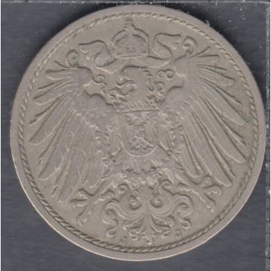 1906 J - 10 Pfennig - Allemagne