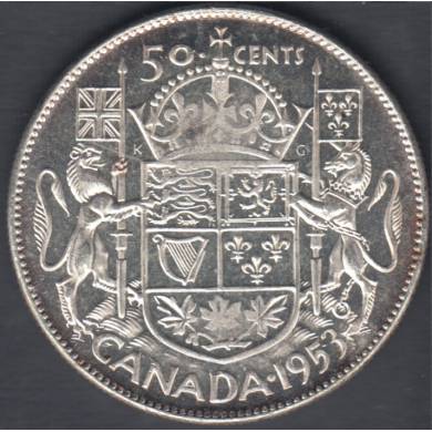 1953 - NSF SD - B.Unc - Canada 50 Cents