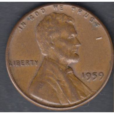 1959 - AU - UNC - Lincoln Small Cent