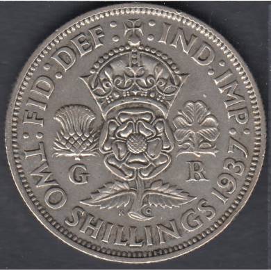 1937 - Florin (Two Shillings) - Great Britain