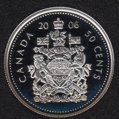 2006 - Proof - Silver- Canada 50 Cents