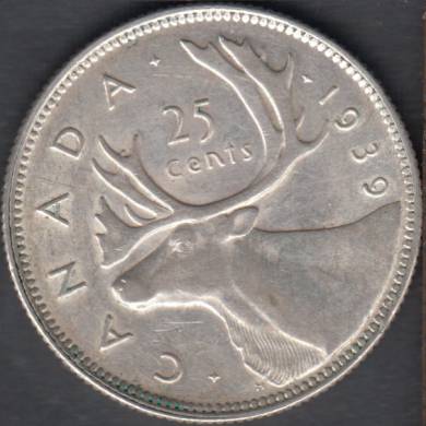 1939 - VF - Canada 25 Cents
