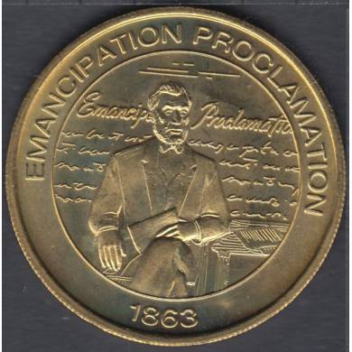 1863 - Emancipation Proclamation - The Sunoco Millenimium Coin Series