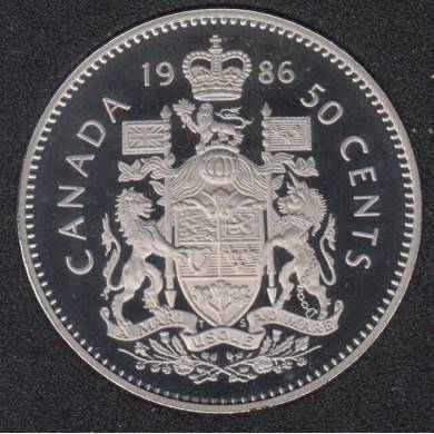1986 - Proof - Canada 50 Cents