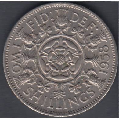 1958 - 1 Florin (Two Shilling) - EF - Grande Bretagne