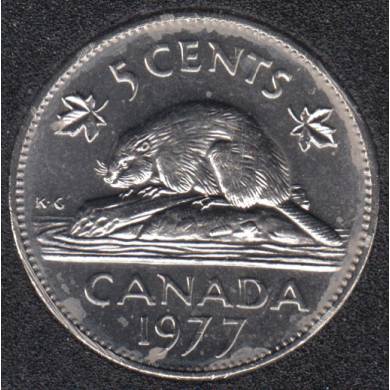 1977 - B.Unc - High '7' - Canada 5 Cents