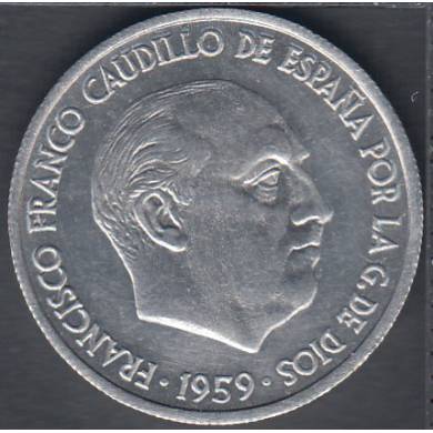 1959 - 10 Centimos - B. Unc - Espagne