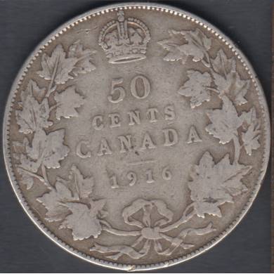 1916 - VG - Canada 50 Cents