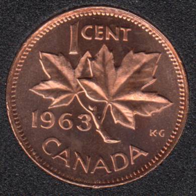 1963 - B.Unc - Canada Cent