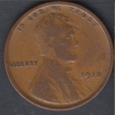 1918 - VG - Lincoln Small Cent USA