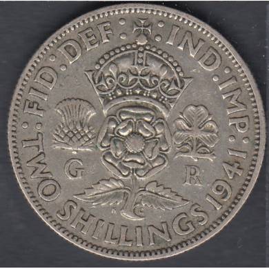 1941 - Florin (Two Shillings) - Great Britain
