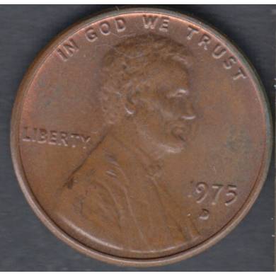 1975 D - AU - UNC - Lincoln Small Cent