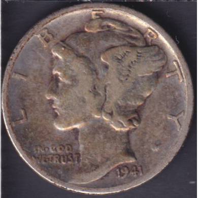 1941 - Mercury - 10 Cents USA