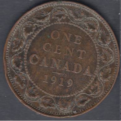 1919 - VF - Rouille - Canada Large Cent