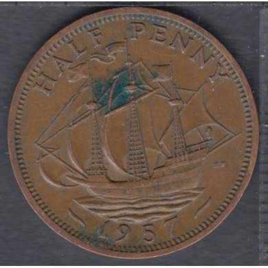 1957 - Half Penny - Great Britain