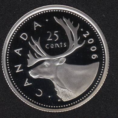 2006 - Proof - Silver - Canada 25 Cents