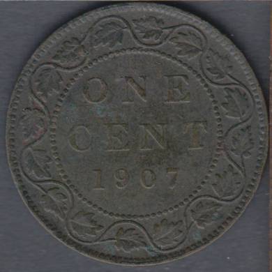 1907 - Fine - Canada Large Cent