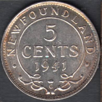 1941 C - AU - 5 Cents - Newfoundland