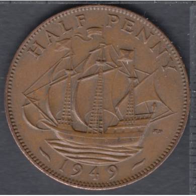 1949 - Half Penny - Great Britain