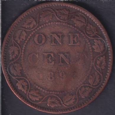 1896 - VG/F - Cleaned - Canada Large Cent