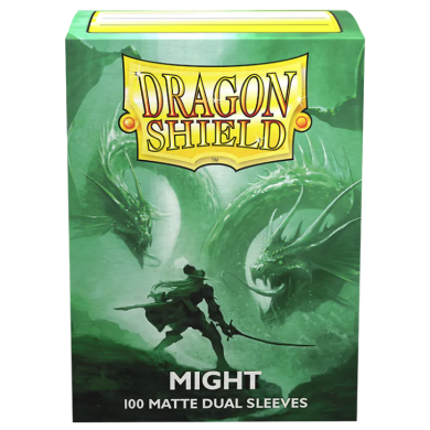 Dragon Shield - 100 Standard Size Card Sleeves - Might - Matte Dual