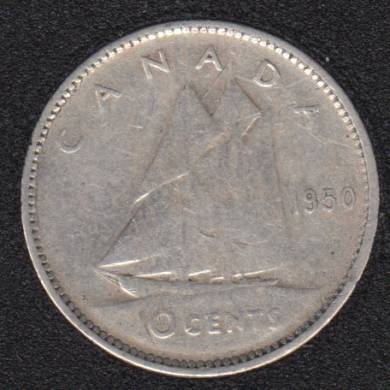 1950 - Canada 10 Cents