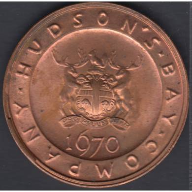 1970 - 1670 - Hudson's Bay Company - Medal