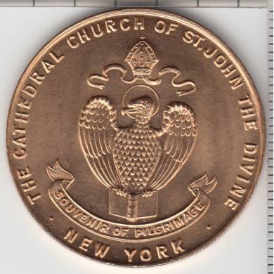Cathedral of St John the Divine - New York - Médaille