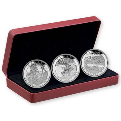 2015 - $15 - Fine Silver 3-Coin Set - Artwork by Franklin Carmichael