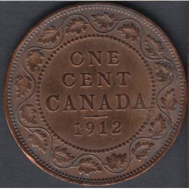 1911 - F/VF - Cleaned - Canada Large Cent