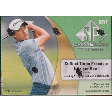2024 Upper Deck SP Game Used Golf Hobby Box - EMAIL OR CALL TO ASK THE PRICE!!