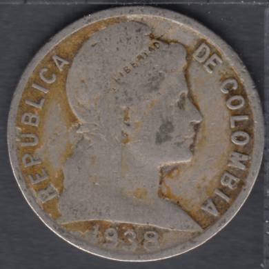 1938 - 5 Centavos - Colombie
