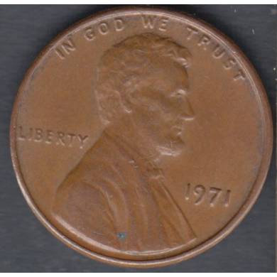 1971 - AU - UNC - Lincoln Small Cent