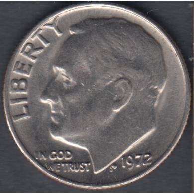1972 - Roosevelt - B.Unc - 10 Cents