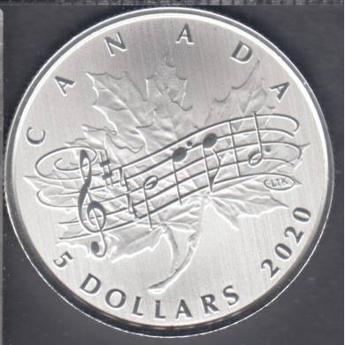 2020 - $5 Dollars Specimen Pure Silver Coin - Moments to Hold: 40th Anniversary of the National Anthem Act