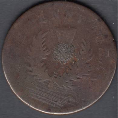 1840 - A. Good - One Penny Token - Province of Nova Scotia - NS-2C - BR 873