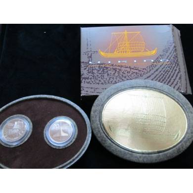 1999 Canada $5 Viking and the Vinland Voyages - Norway 20 Kroner