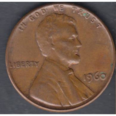 1960 - AU - UNC - Large Date - Lincoln Small Cent