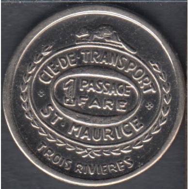 Autobus - Transport St-Maurice - Trois Rivieres - 1 Passage - Bow #5018a