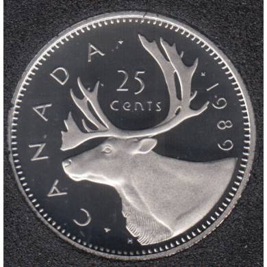 1989 - Proof - Canada 25 Cents