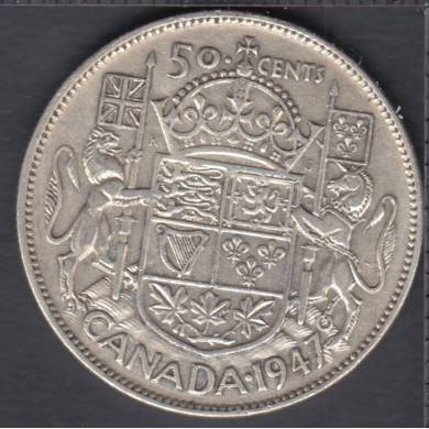 1947 - Straight '7' - Canada 50 Cents