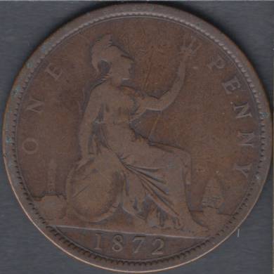 1872 - 1 Penny - Grande Bretagne